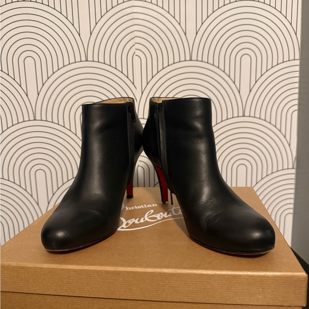 Christian Louboutin Black Ankle Booties